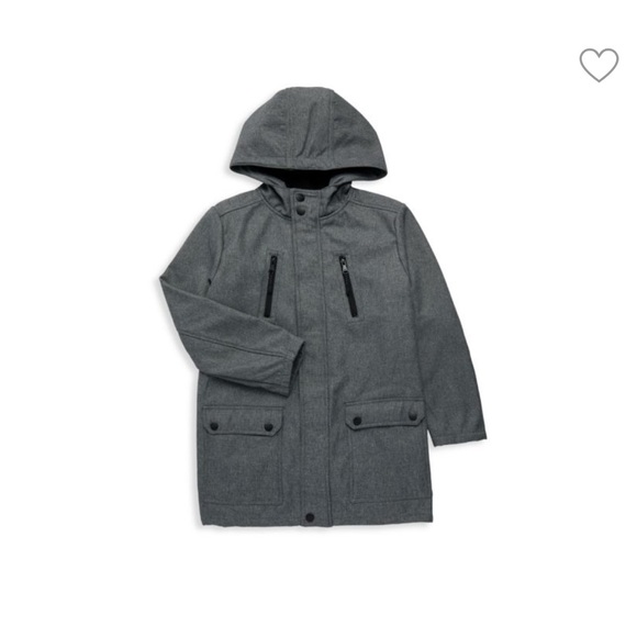 Urban Republic Kids' Charcoal Coat with Hood - Picture 1 of 2